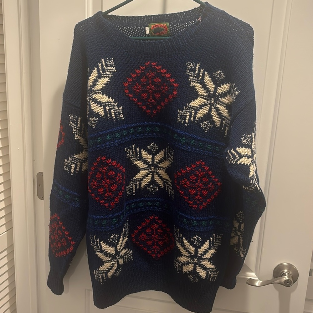 Boston Traders Vintage 100% Wool Sweater